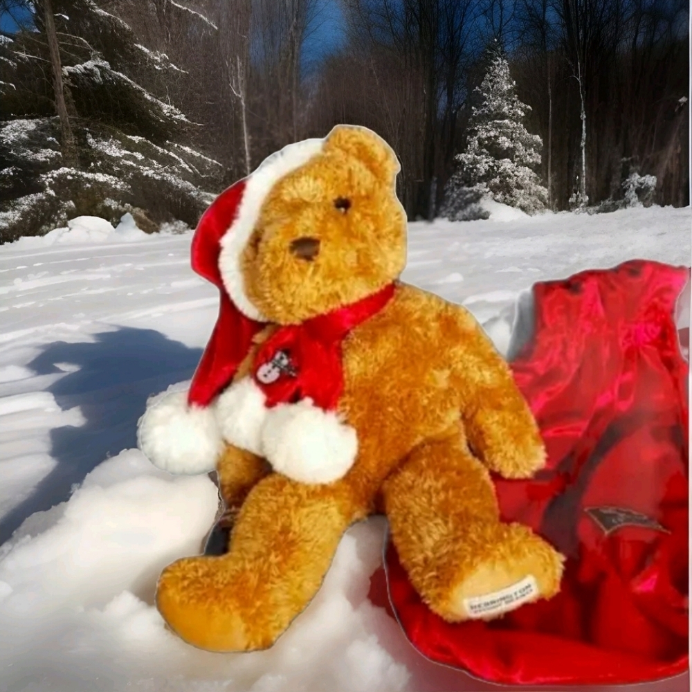 CHRISTMAS Teddy Bear Plush The Cheesecake Factory *